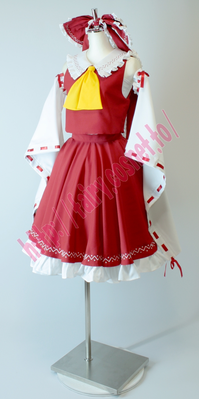 コスプレ衣装】東方Project 東方永夜抄 博麗霊夢風 コスプレ衣装製作販売～Fairy～