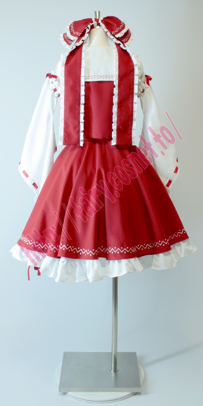 コスプレ衣装】東方Project 東方永夜抄 博麗霊夢風 コスプレ衣装 コスプレ衣装】東方Project 東方永夜抄 博麗霊夢風 コスプレ衣装